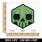 Digital Hacker Skull Computer Gamer Waterproof Vinyl Phone Tablet Laptop Water Bottle Sticker Set - 5 Pack